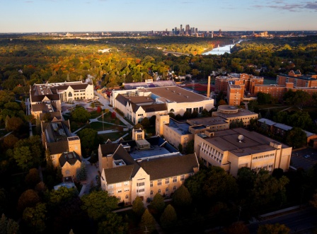 Minneapolis in background